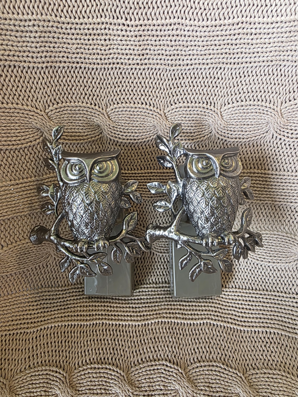 Metal Owl Wallflower Plug Ins Set Of 2 Bath Body Works